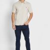 Béžové pánské základní polokošile Ralph Lauren Béžové pánské základní polokošile Ralph Lauren