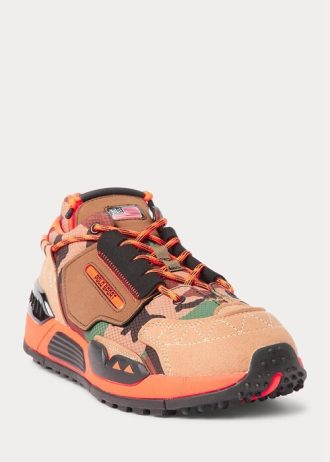 Camo / hnědé pánské tenisky Ralph Lauren PS200 Camo / hnědé pánské tenisky Ralph Lauren PS200