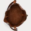 Cuoio Dámské velké kožené tašky Bellport Bucket Ralph Lauren