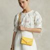 Dámské řetízkové peněženky Ralph Lauren Polo ID Croc hořčice Dámské řetízkové peněženky Ralph Lauren Polo ID Croc hořčice