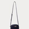 Dámské francouzské námořnictvo Ralph Lauren kožené střední kabelky Jordynn Crossbody