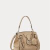 Dámská kabelka Pale Honey Ralph Lauren Calf-Suede Soft Ricky 18 Dámská kabelka Pale Honey Ralph Lauren Calf-Suede Soft Ricky 18