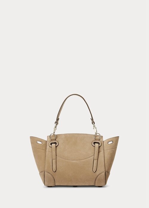 Dámská kabelka Pale Honey Ralph Lauren Calf-Suede Soft Ricky 18 Dámská kabelka Pale Honey Ralph Lauren Calf-Suede Soft Ricky 18