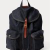 Dámská kabelka Ralph Lauren Denim Rucksack True Indigo Dámská kabelka Ralph Lauren Denim Rucksack True Indigo