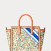 Dámské kabelky Prnt Khaki Mjcqrd/Portsid Ralph Lauren Monogram Jacquard Střední Tyler
