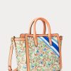 Dámské kabelky Prnt Khaki Mjcqrd/Portsid Ralph Lauren Monogram Jacquard Střední Tyler