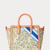 Dámské kabelky Prnt Khaki Mjcqrd/Portsid Ralph Lauren Monogram Jacquard Střední Tyler