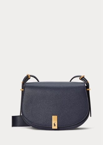 Dámské kožené sedlo Midnight Navy Ralph Lauren Polo ID