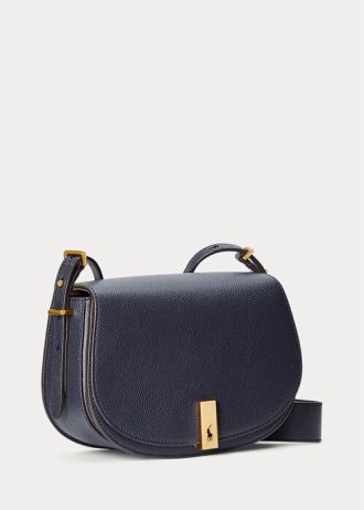 Dámské kožené sedlo Midnight Navy Ralph Lauren Polo ID