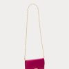 Dámské kožené střední kabelky Adair značky Fuschia Berry značky Ralph Lauren
