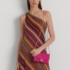 Dámské kožené střední kabelky Adair značky Fuschia Berry značky Ralph Lauren