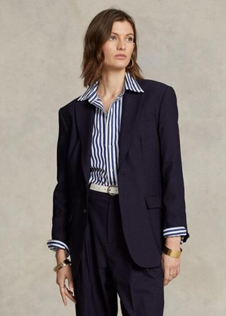 Dámské námořnické blejzry ze směsi vlny Ralph Lauren