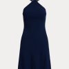 Dámské námořnické denní šaty Ralph Lauren Jinett Jersey Halter