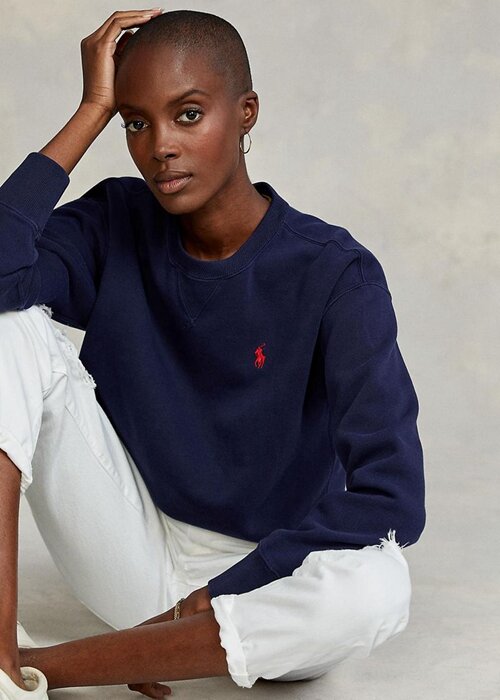 Dámské námořnické mikiny Fleece Pullover Ralph Lauren Dámské námořnické mikiny Fleece Pullover Ralph Lauren