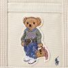 Ecru Multi Dámské Plátno Ralph Lauren Malé kabelky New Orleans Polo Bear