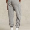 Šedé dámské atletické kalhoty Ralph Lauren Fleece Šedé dámské atletické kalhoty Ralph Lauren Fleece