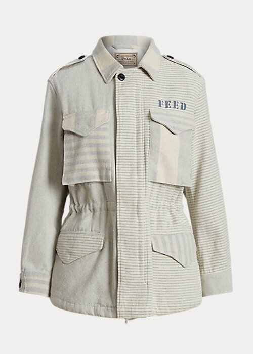 Šedé dámské bundy Ralph Lauren Polo x FEED Field Šedé dámské bundy Ralph Lauren Polo x FEED Field
