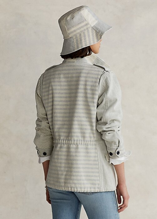 Šedé dámské bundy Ralph Lauren Polo x FEED Field Šedé dámské bundy Ralph Lauren Polo x FEED Field