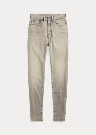 Šedé dámské džíny Ralph Lauren Stretch High Skinny Distressed