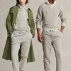 Šedé dámské fleecové tepláky Ralph Lauren