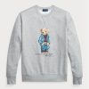 Černá pánská svetrová mikina Ralph Lauren s dvojitým úpletem