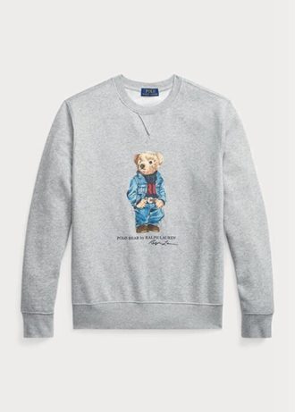 Černá pánská svetrová mikina Ralph Lauren s dvojitým úpletem