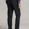 Šedé pánské kalhoty Slim Fit vlněné keprové kalhoty Ralph Lauren