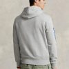 Šedá pánská mikina Ralph Lauren Polo Sport Fleece s kapucí