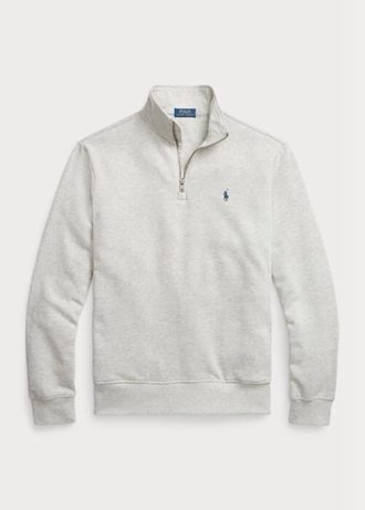 Šedá pánská mikina Ralph Lauren The Rl Fleece Šedá pánská mikina Ralph Lauren The Rl Fleece