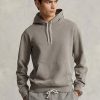 Šedá pánská mikina s kapucí Ralph Lauren z organické bavlny