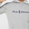Šedá pánská mikina s logem Ralph Lauren Šedá pánská mikina s logem Ralph Lauren