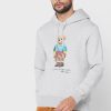 Šedá pánská mikina s potiskem Ralph Lauren