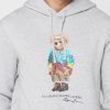 Šedá pánská mikina s potiskem Ralph Lauren