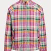 Šedé pánské oboustranné bundy Madras-Twill Ralph Lauren