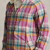 Šedé pánské oboustranné bundy Madras-Twill Ralph Lauren