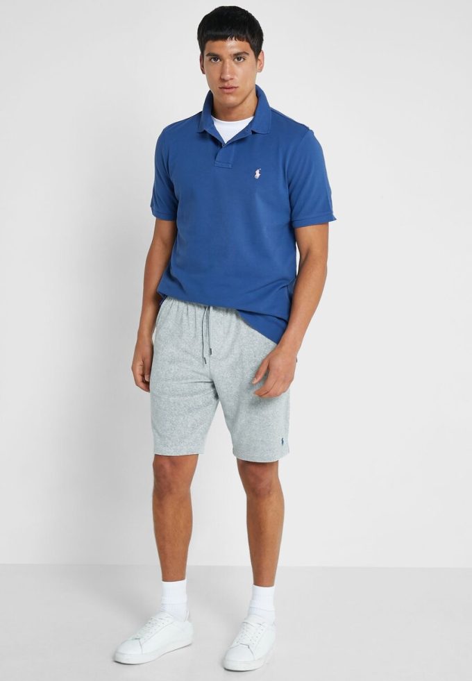 Šedé pánské šortky Ralph Lauren Essential
