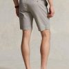 Šedé pánské šortky Ralph Lauren Stretch Slim Fit Chino Šedé pánské šortky Ralph Lauren Stretch Slim Fit Chino