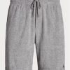 Šedé pánské šortky se stahovací šňůrkou Ralph Lauren Terry Šedé pánské šortky se stahovací šňůrkou Ralph Lauren Terry
