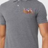 Šedé pánské polokošile Ralph Lauren s vyšívaným logem Šedé pánské polokošile Ralph Lauren s vyšívaným logem