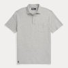 Šedé pánské polokošile Slim Fit Bavlna-Lan Ralph Lauren Custom