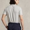 Šedé pánské polokošile Slim Fit Bavlna-Lan Ralph Lauren Custom