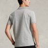 Šedé pánské polokošile Slim Fit Stretch Mesh Ralph Lauren Custom