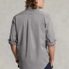 Šedé pánské pracovní košile Ralph Lauren Classic Fit Chino Šedé pánské pracovní košile Ralph Lauren Classic Fit Chino
