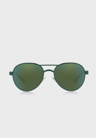 Šedé pánské sluneční brýle Ralph Lauren 0Ph3141 Aviator