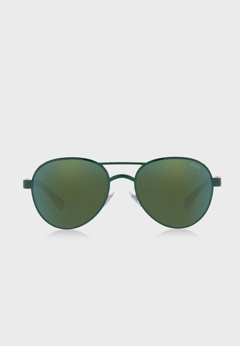 Šedé pánské sluneční brýle Ralph Lauren 0Ph3141 Aviator Šedé pánské sluneční brýle Ralph Lauren 0Ph3141 Aviator