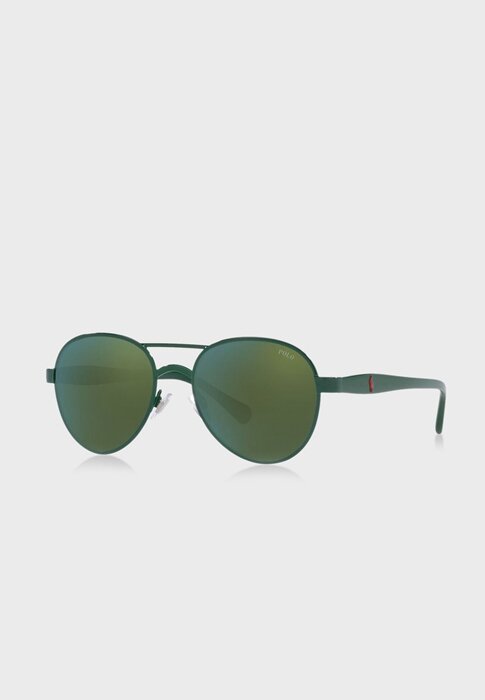 Šedé pánské sluneční brýle Ralph Lauren 0Ph3141 Aviator Šedé pánské sluneční brýle Ralph Lauren 0Ph3141 Aviator