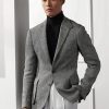 Šedé pánské sportovní blejzry Ralph Lauren Kent ručně vyráběné s rybí kostí Šedé pánské sportovní blejzry Ralph Lauren Kent ručně vyráběné s rybí kostí