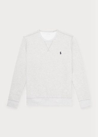 Šedá pánská svetrová mikina Ralph Lauren s dvojitým úpletem