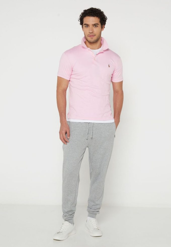 Šedé pánské tepláky Ralph Lauren Essential