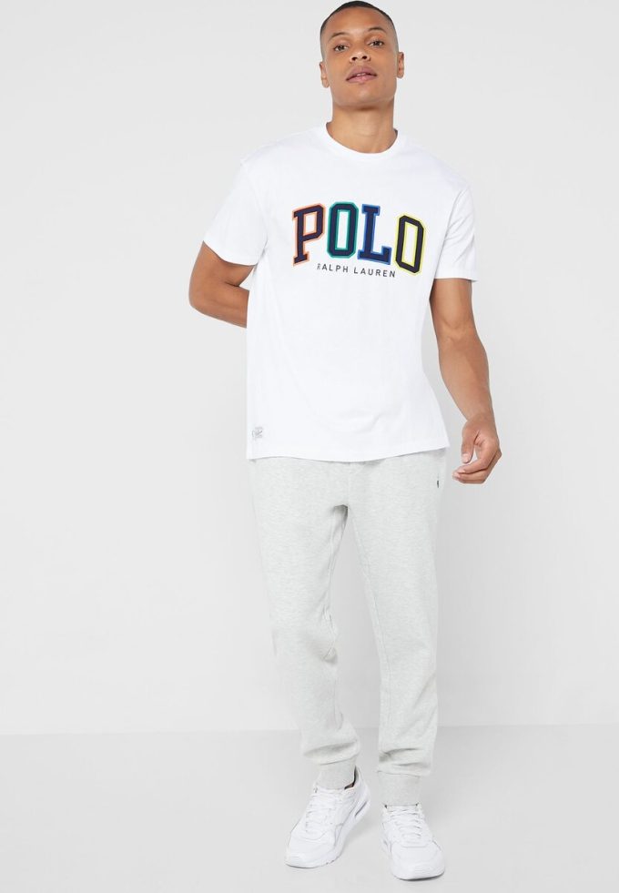 Šedé pánské tepláky Ralph Lauren Essential